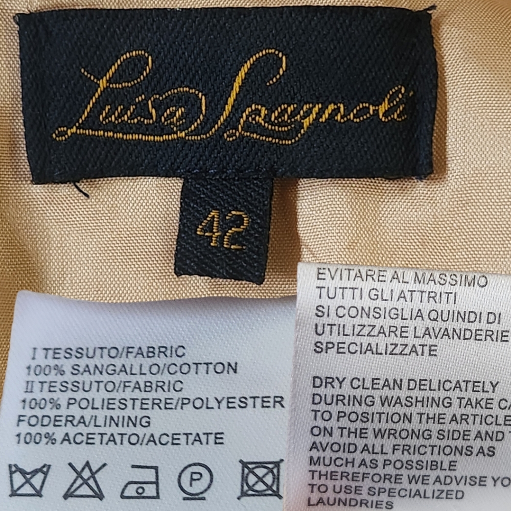 LUISA SPAGNOLI Guipure Floral Lace Mini Dress - Size 6 - 42 Italia - Picture 11 of 12